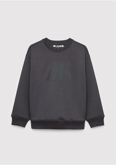 Mavi Pro Baskılı Antrasit Erkek Çocuk Sweatshirt M6s10201-70763