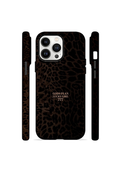 Velvoria Valestra Gece Leopar Apple iPhone Uyumlu 14 Pro Darbe Korumalı Kılıf Valestra Select - Gece Leopar