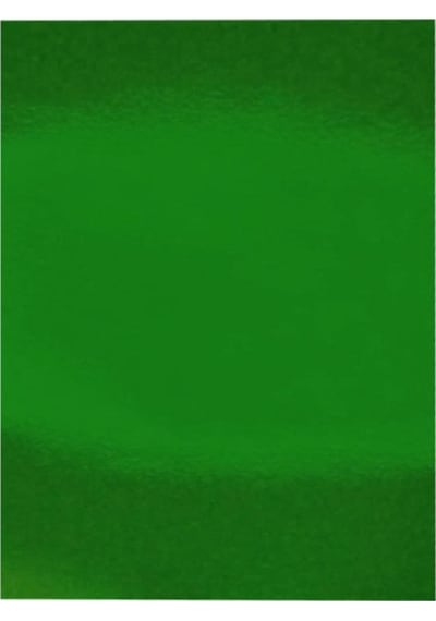 Metalik Fon Kartonu 50x70 Yeşil Rulo Şeklinde - 6 Adet