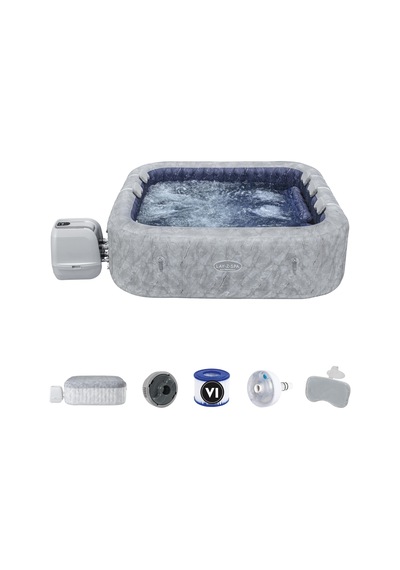 Lay-z-spa 6001q San Francisco Smart Hydrojet Pro Enerji Tasarruflu Şişme Spa Havuzu, Mobil Uygulama Kontrollü, 5-7 Kişilik Gri Lay-z-spa 6001q San Francisco Smart Hydrojet Pro Enerji Tasarruflu Şişme Spa Havuzu, Mobil Uygulama Kontrollü, 5-7 Kişilik Gri