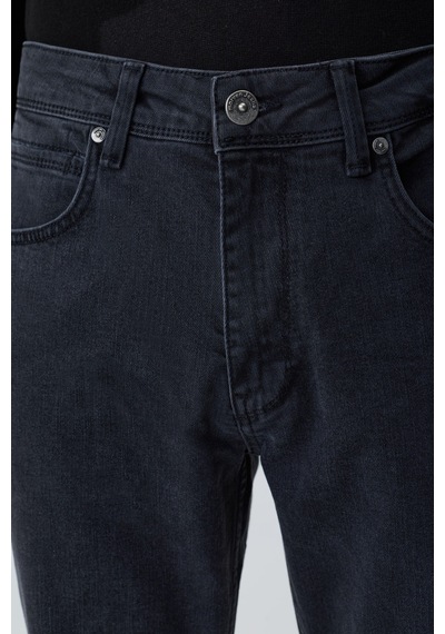 Morven Erkek Siyah Denim 5 Cep Slim Fit Jean Kot Pantolon 26ms003035001 Siyah