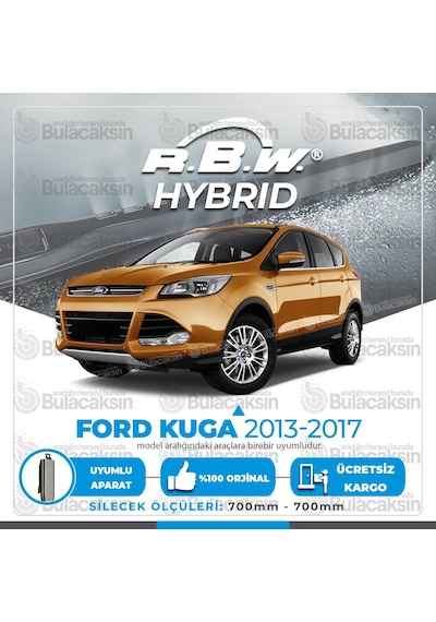 Ford Kuga Ön Silecek Takımı (2013-2017) RBW Hibrit