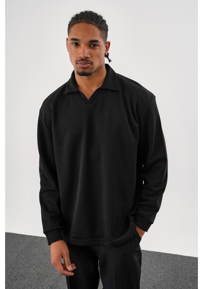 Redline Ease Oversize Sweatshirt Siyah Sİyah
