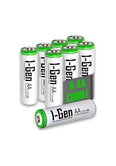 G827 8'li Pil Şarj Aleti + 8 Adet Aa 2700 Mah Şarj Edilebilir Aa Şarjlı Kalem Pilli Set 1.2v Ni