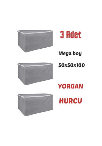3 Lü Hurç Set Çok Amaçlı Saklama Kutusu Kumaş Hurç Organizer Kazak Elbise Kiyafet Hurcu Yıanabilinir Diğer