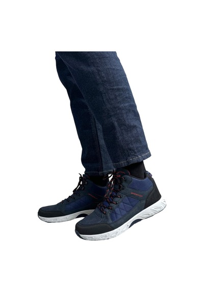Liger Outdoor Bot Ayakkabı Kışlık Dayanıklı Sağlam Taban Bağcıklı Lacivert-lacivert Lacivert