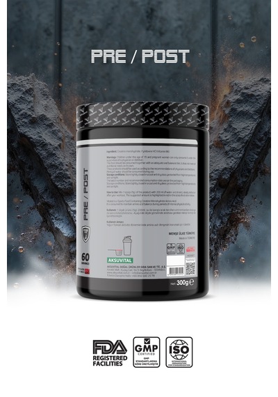 Creatine Monohydrate 300 G Pure Micronized Form Saf Kreatin Monohidrat Tozu Aromasız