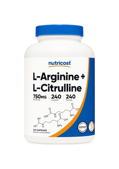 Nutricost L-arginine Arjinin L-citrulline Sitrulin Complex 75