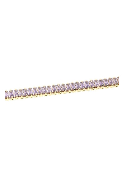 Merano Design 4mm Mor Baget Choker Yeşil