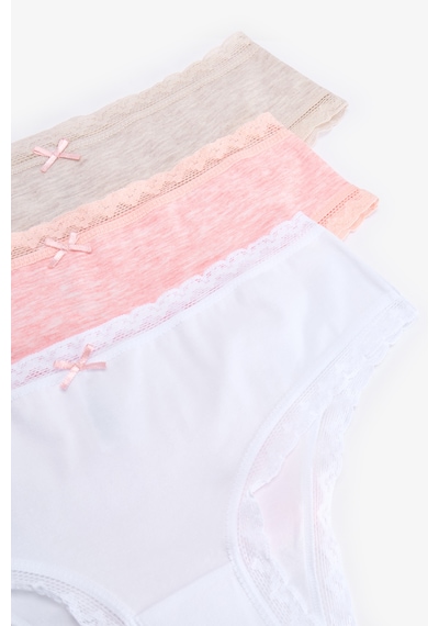 Penti Daily Lace3'lü Pamuklu Bej Hipster Külot