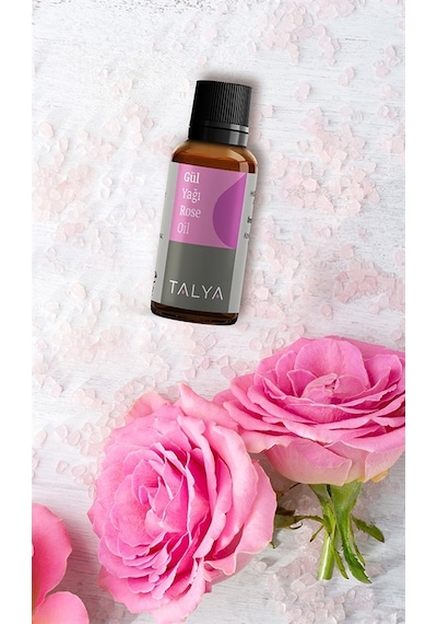 Talya Soğuk Sıkım %100 Saf ve Doğal Gül Yağı 20 ML