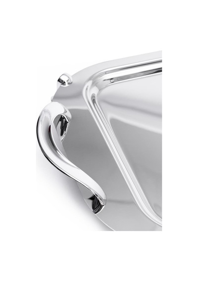 Maxx Doria Aqua Ayaklı Çelik Tepsi Platin Pa6013 Metal