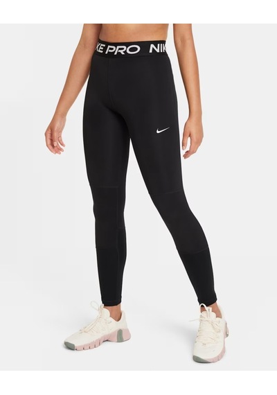 Nike Pro Dri-fıt Da1028-010 Büyük Kız Çocuk Taytı - Siyah