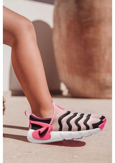 Nike Topuğa Bas Giy Dynamo Go Ps Esnek Topuklu Unisex Çocuk Ayakkabısı Renkli Pembe
