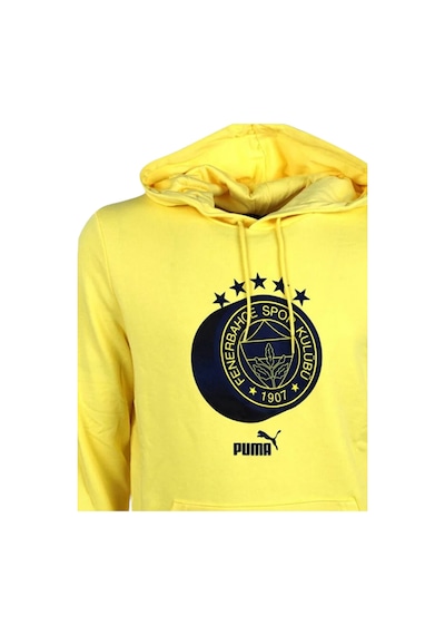 Fenerium Puma Fenerbahçe Logo Sarı Jr Çocuk Sweat Sarı