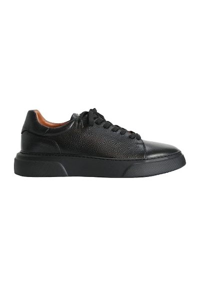 Lufian Tommy Erkek Deri Sneaker Ayakkabı 111230177100100 Siyah