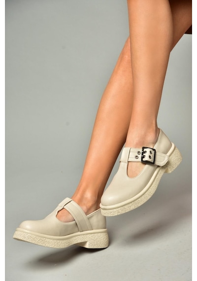 Fox Shoes S996019009 Bej Kadın Günlük Ayakkabı Bej