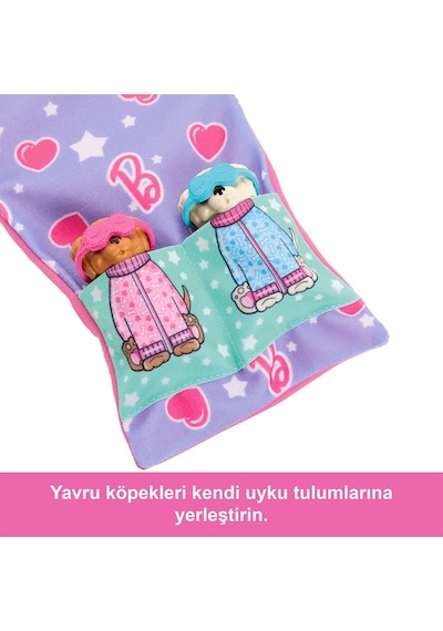 Hxn01 Barbie Ve Köpekçikleri Pijama Partisi