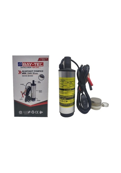 Bay-tec Akaryakıt Dalgıç Pompası Mini / 24v 51 Mm