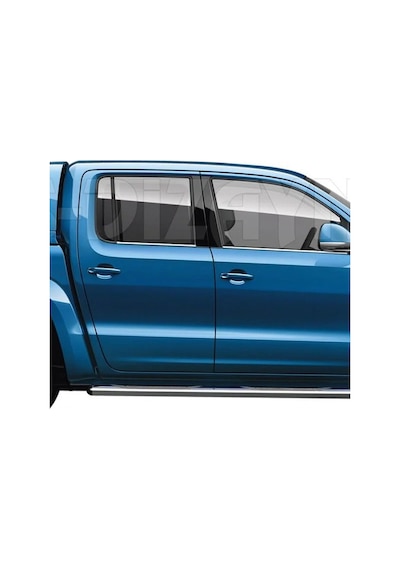 Vw Amarok 2010-2023 Modeller Arası Krom Cam Çıtası 4 Parça Paslanmaz Çelik