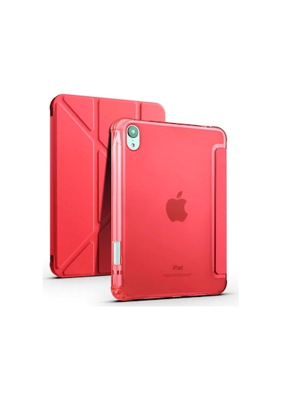 Apple Uyumlu iPad Mini 2021 (6.Nesil) Tri Folding Smart With Pen Case