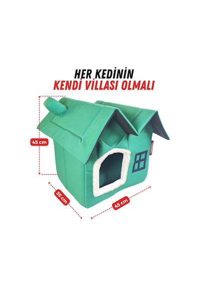 Xpermate Pet Villa Kedi Evi Kedi Villası Kedi Kulübesi