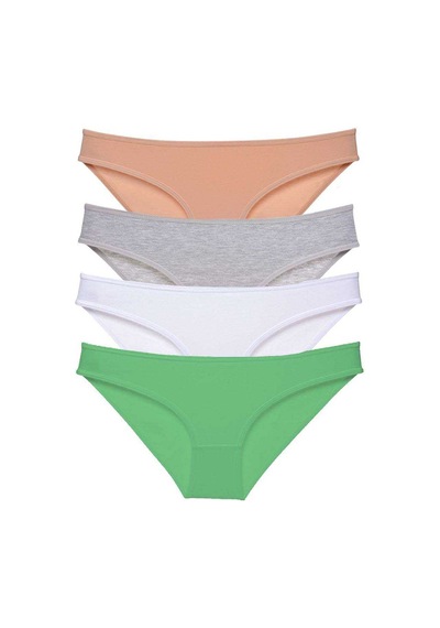 Royaleks 4 Adet Süper Eko Set Likralı Kadın Slip Külot Ten Gri Beyaz Yeşil Royaleks 4 Adet Süper Eko Set Likralı Kadın Slip Külot Ten Gri Beyaz Yeşil