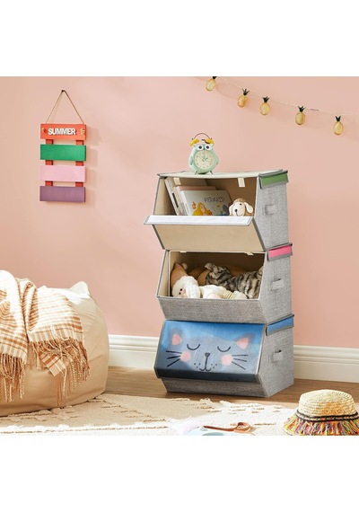 Saklama Kutuları, 3'lü Set, Katlanır Kutular, Kulplu Kumaş Kutular, Oyuncak Düzenleyici, Manyetik Kapaklar, Çocuk Odaları, Oyun Odaları, Hayvan Motifleri, Pembe, Mavi, Yeşil Ve Gri Rfb760p01 Çok Renkli Saklama Kutuları, 3'lü Set, Katlanır Kutular, Kulplu Kumaş Kutular, Oyuncak Düzenleyici, Manyetik Kapaklar, Çocuk Odaları, Oyun Odaları, Hayvan Motifleri, Pembe, Mavi, Yeşil Ve Gri Rfb760p01 Çok Renkli