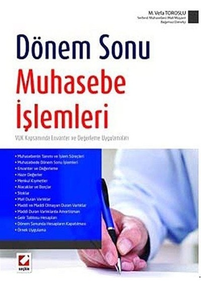 Dönem Sonu Muhasebe İşlemleri - Mahmut Vefa Toroslu - Seçkin Yayıncılık