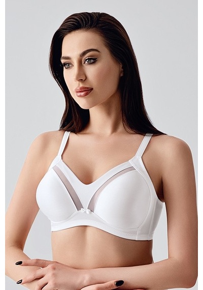 New Bra 34/35- 2303 Telsiz Toparlayıcı Sütyen Beyaz