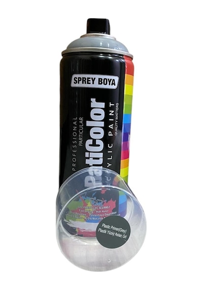 Paticolor Plastik Yüzey Astarı Gri 400ml Gri
