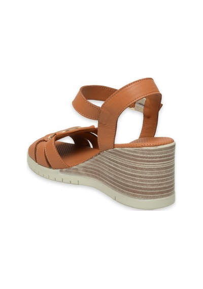 Mammamia D25ys-2775 Günlük Taba Kadın Sandalet Taba