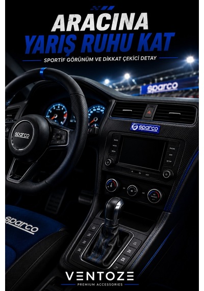 Sparco Damla Etiket 3d Reçine Logo Sticker Oto Araç İçi Dekoratif Aksesuar 6x1,5 Cm