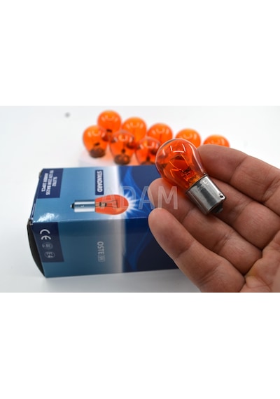 10 Adet 12v 21w 93 Turuncu Amber Sinyal Ampulü 10x Py21w