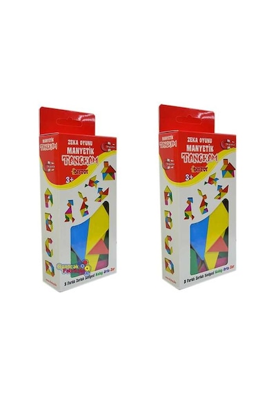 Dıy Toy Eğitici Zeka Oyunu Manyetik Tangram Oyunu