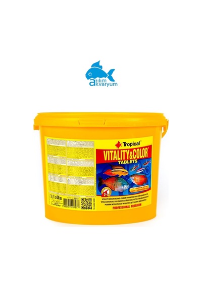Tropical Vitality & Color Tablets Cama Yapışan Yem 100 Adet 40 G