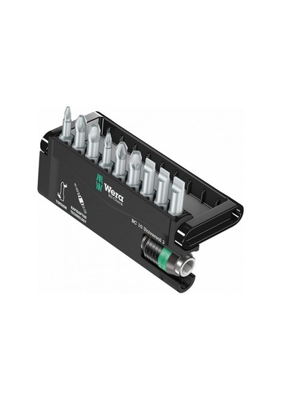 Wera Bit-Check 10 Universal 3 Bits Seti 05056375001