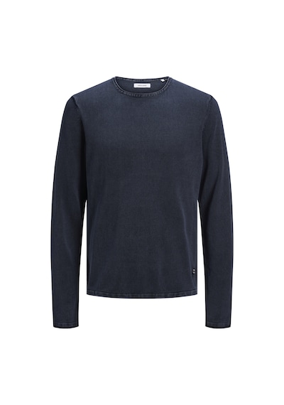 Jack & Jones Soluk Efektli Kazak-leo 12174001 Navy Blazer Mavi