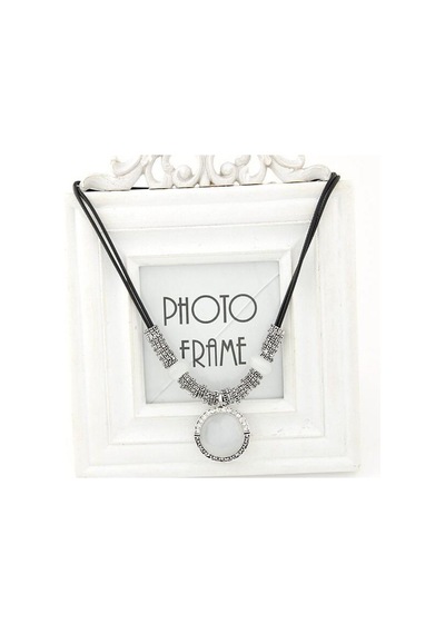Opal Taşlı Kolye Vintage Collier Deri Örme Halat Zincir 554024451