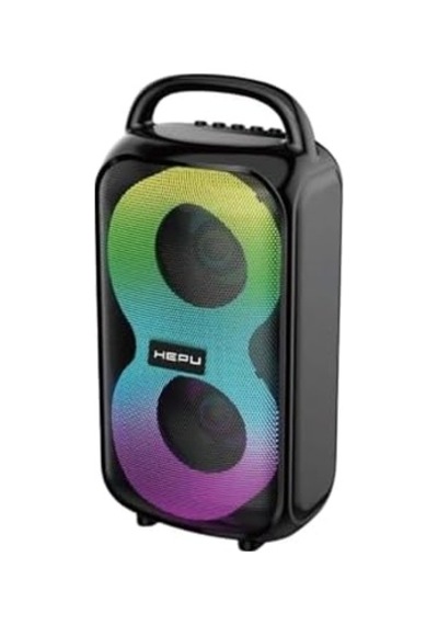 Ht-983 Taşınabilir Bluetooth Hoparlör 2 3 Hoparlör 6w Rgb Tws Destekli Extra Bass Tf Card Usb Müzik Kutusu