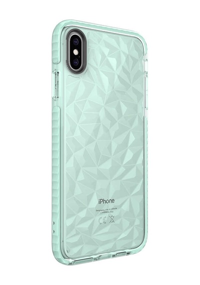 Apple Uyumlu iPhone Xs Max 6.5 Kılıf Tchs Buzz Kapak - Yeşil Yeşil