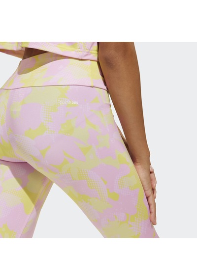 Adidas Train Essentials Flower Print Çocuk Tayt Jj5055 Çok Renkli
