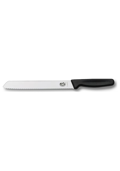Victorinox Tırtıklı Paslanmaz Çelik Ekmek Bıçağı 21 CM Siyah
