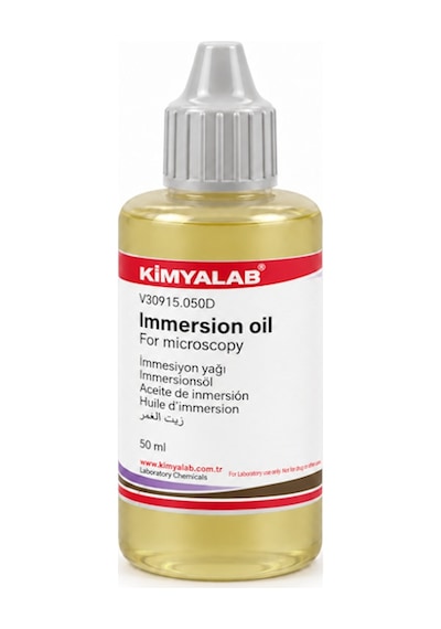 İmersiyon Yağ 50 ML Immersion Oil - Mikroskop İçin İmmersiyon