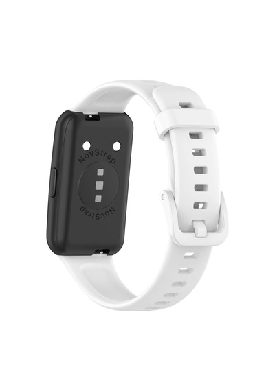Novstrap Huawei Band 7 İle Uyumlu Kordon Honor Band 6 Kordon Tam Uyumlu Pimli Liquid Silikon Kayış