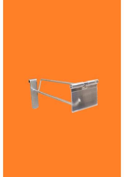 Tel Pano Kancası 25 Cm Galvaniz Etiketli Raf Askısı Raf Kancası Mağaza Düzenleme 100 Adet