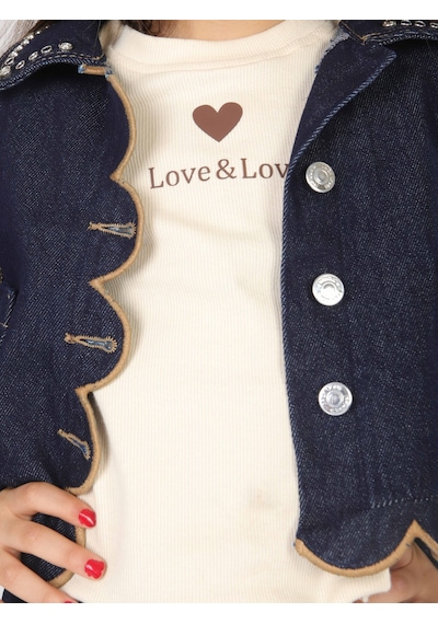 Xo Kids Kız Çocuk 3lü Alt Üst Kombin Takmı 5-14 Yaş Set0477 Mavi
