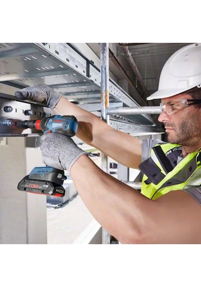 Bosch Professional GDX 18V-200 C 2x5.0Ah Çift Akülü Darbeli Somun Sıkma Makinesi - 06019G4201