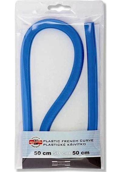 Koh-İ Noor Kobra Cetvel 50 CM Mavi
