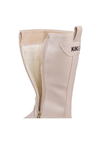 Kiko Kids 500 Uzun Fermuarlı Kız Çocuk Çizme Bot Bej